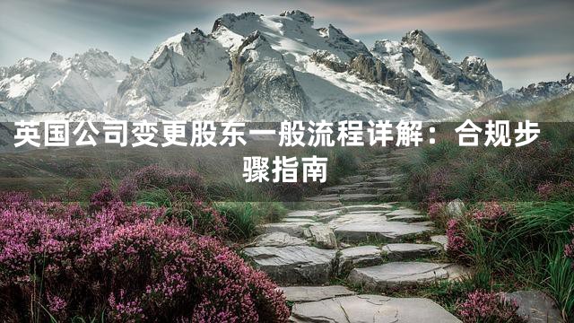 英国公司变更股东一般流程详解：合规步骤指南