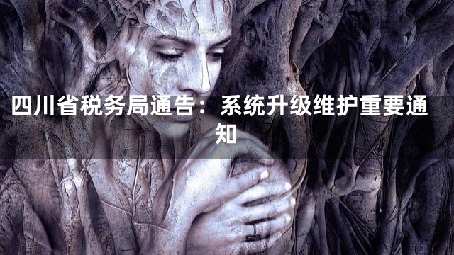四川省税务局通告：系统升级维护重要通知