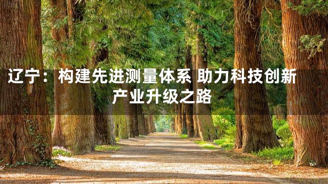 辽宁：构建先进测量体系 助力科技创新产业升级之路
