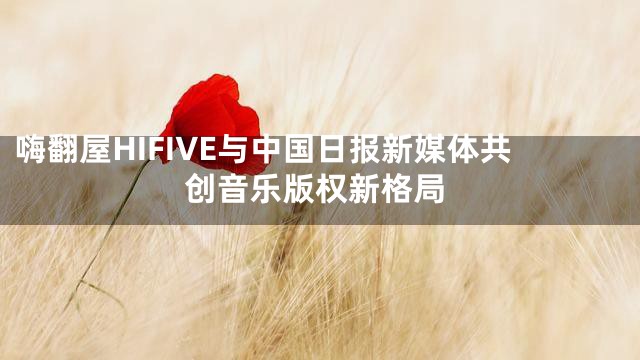 嗨翻屋HIFIVE与中国日报新媒体共创音乐版权新格局