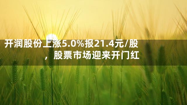 开润股份上涨5.0%报21.4元/股，股票市场迎来开门红