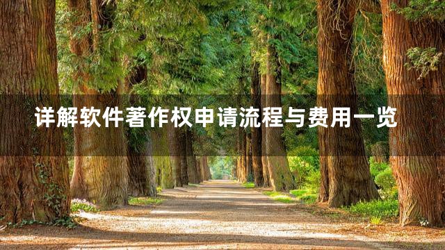详解软件著作权申请流程与费用一览