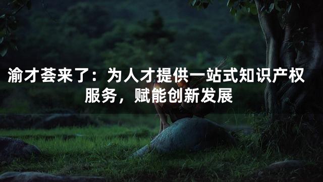 渝才荟来了：为人才提供一站式知识产权服务，赋能创新发展