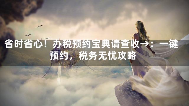 省时省心！办税预约宝典请查收→：一键预约，税务无忧攻略
