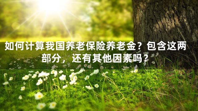 如何计算我国养老保险养老金？包含这两部分，还有其他因素吗？
