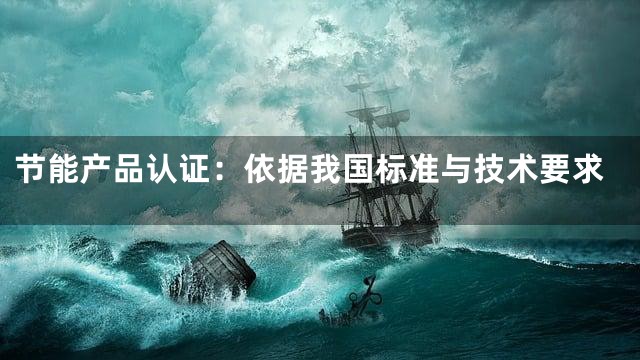 节能产品认证：依据我国标准与技术要求