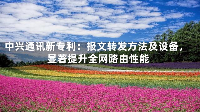 中兴通讯新专利：报文转发方法及设备，显著提升全网路由性能