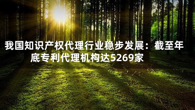 我国知识产权代理行业稳步发展：截至年底专利代理机构达5269家