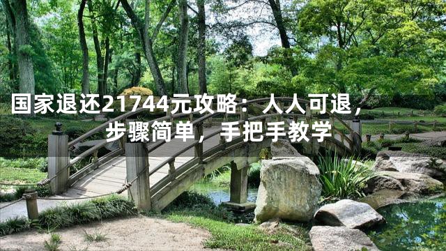 国家退还21744元攻略：人人可退，步骤简单，手把手教学