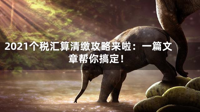 2021个税汇算清缴攻略来啦：一篇文章帮你搞定！