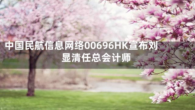 中国民航信息网络00696HK宣布刘显清任总会计师