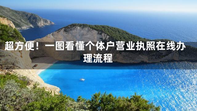 超方便！一图看懂个体户营业执照在线办理流程