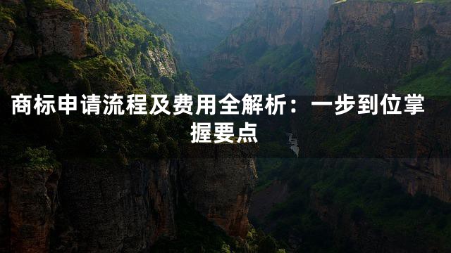 商标申请流程及费用全解析：一步到位掌握要点
