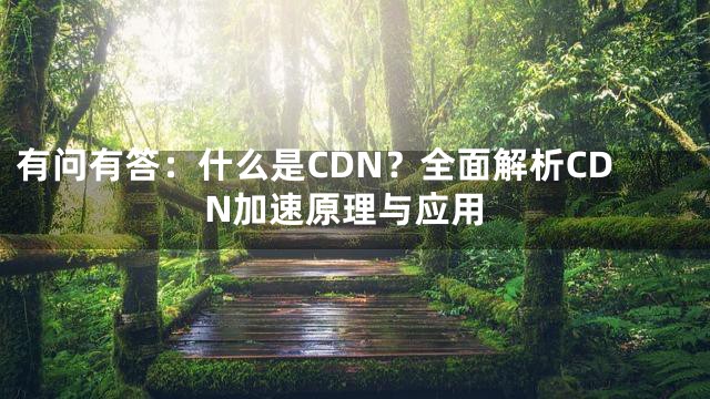 有问有答：什么是CDN？全面解析CDN加速原理与应用