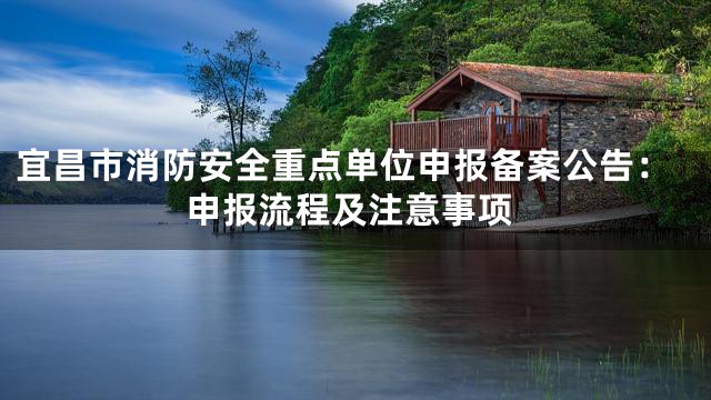 宜昌市消防安全重点单位申报备案公告：申报流程及注意事项
