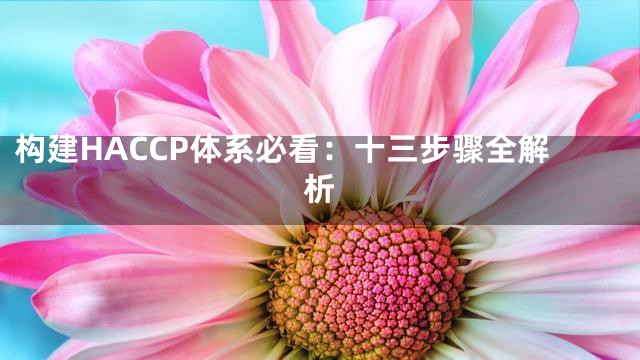 构建HACCP体系必看：十三步骤全解析
