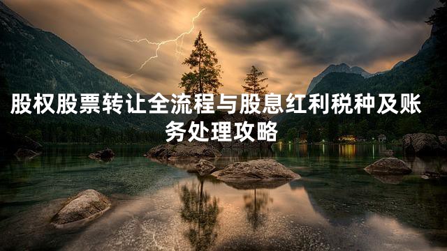 股权股票转让全流程与股息红利税种及账务处理攻略