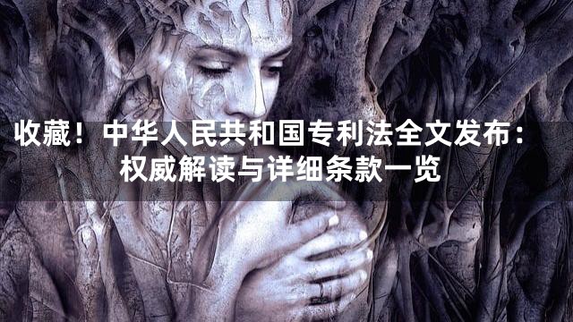 收藏！中华人民共和国专利法全文发布：权威解读与详细条款一览