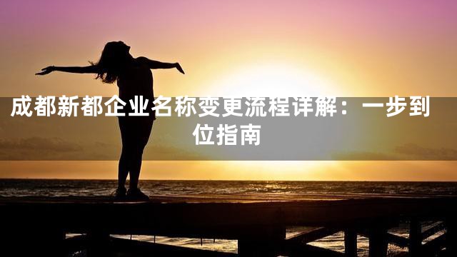 成都新都企业名称变更流程详解：一步到位指南