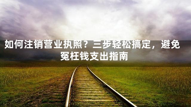 如何注销营业执照？三步轻松搞定，避免冤枉钱支出指南