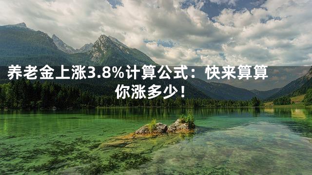 养老金上涨3.8%计算公式：快来算算你涨多少！