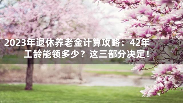 2023年退休养老金计算攻略：42年工龄能领多少？这三部分决定！