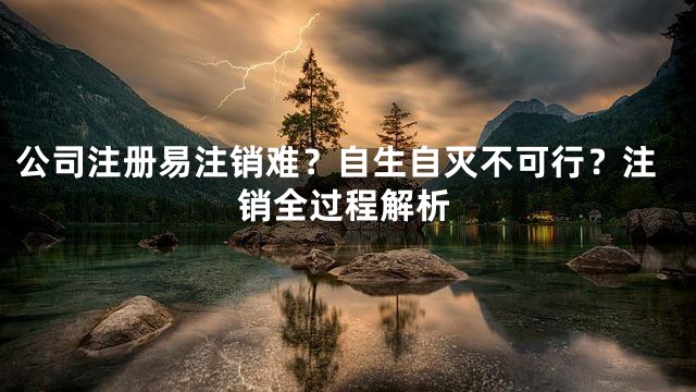 公司注册易注销难？自生自灭不可行？注销全过程解析