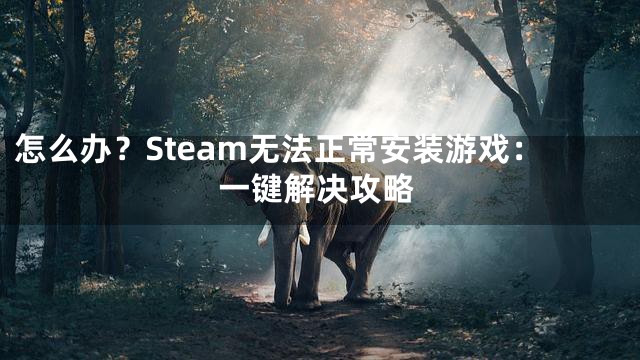 怎么办？Steam无法正常安装游戏：一键解决攻略