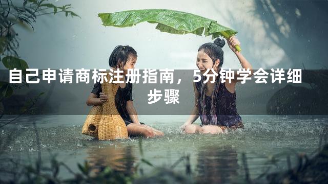 自己申请商标注册指南，5分钟学会详细步骤