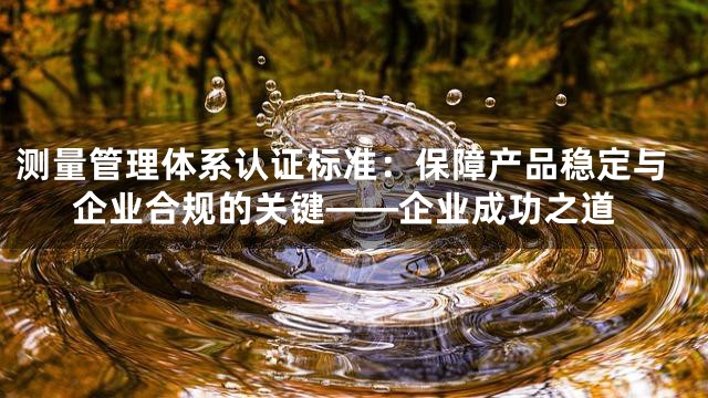 测量管理体系认证标准：保障产品稳定与企业合规的关键——企业成功之道