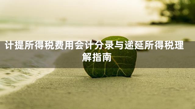 计提所得税费用会计分录与递延所得税理解指南