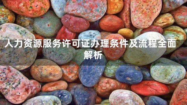 人力资源服务许可证办理条件及流程全面解析