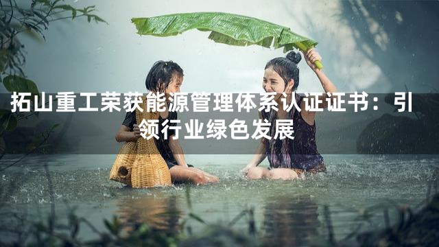 拓山重工荣获能源管理体系认证证书：引领行业绿色发展