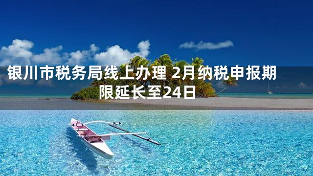银川市税务局线上办理 2月纳税申报期限延长至24日