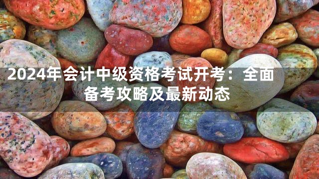 2024年会计中级资格考试开考：全面备考攻略及最新动态