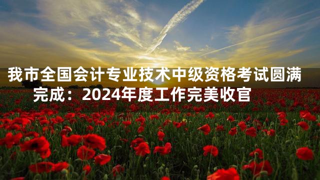 我市全国会计专业技术中级资格考试圆满完成：2024年度工作完美收官