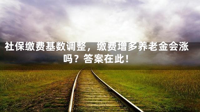 社保缴费基数调整，缴费增多养老金会涨吗？答案在此！