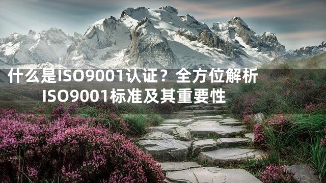 什么是ISO9001认证？全方位解析ISO9001标准及其重要性