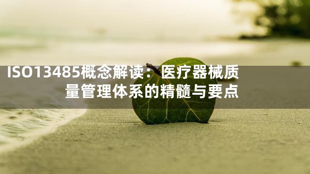 ISO13485概念解读：医疗器械质量管理体系的精髓与要点