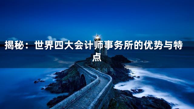 揭秘：世界四大会计师事务所的优势与特点