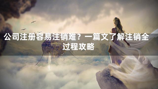 公司注册容易注销难？一篇文了解注销全过程攻略