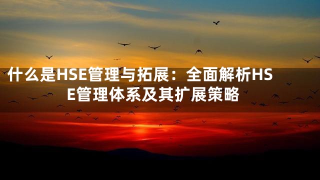 什么是HSE管理与拓展：全面解析HSE管理体系及其扩展策略