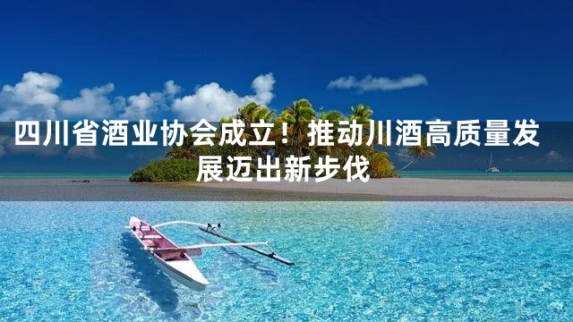 四川省酒业协会成立！推动川酒高质量发展迈出新步伐