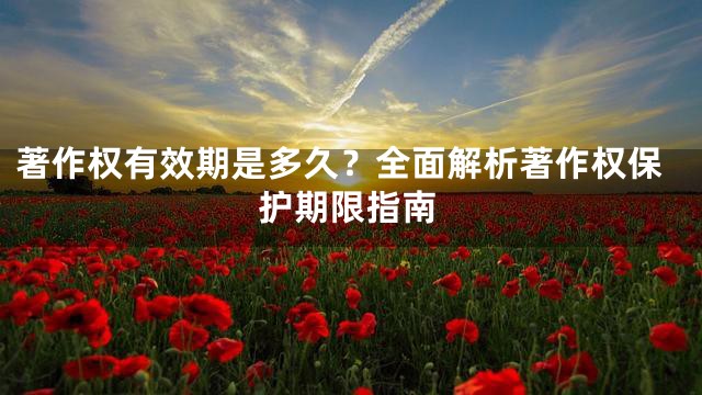 著作权有效期是多久？全面解析著作权保护期限指南