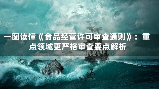 一图读懂《食品经营许可审查通则》：重点领域更严格审查要点解析