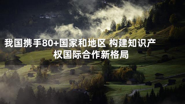 我国携手80+国家和地区 构建知识产权国际合作新格局
