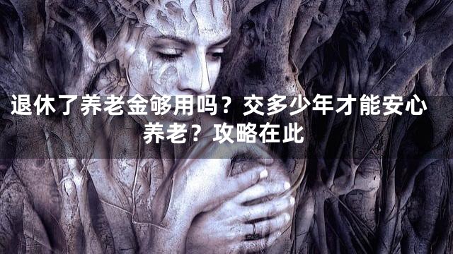 退休了养老金够用吗？交多少年才能安心养老？攻略在此
