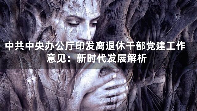 中共中央办公厅印发离退休干部党建工作意见：新时代发展解析