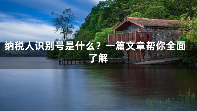 纳税人识别号是什么？一篇文章帮你全面了解