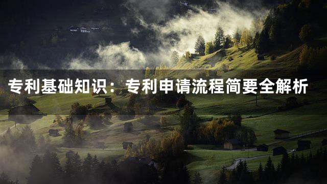 专利基础知识：专利申请流程简要全解析